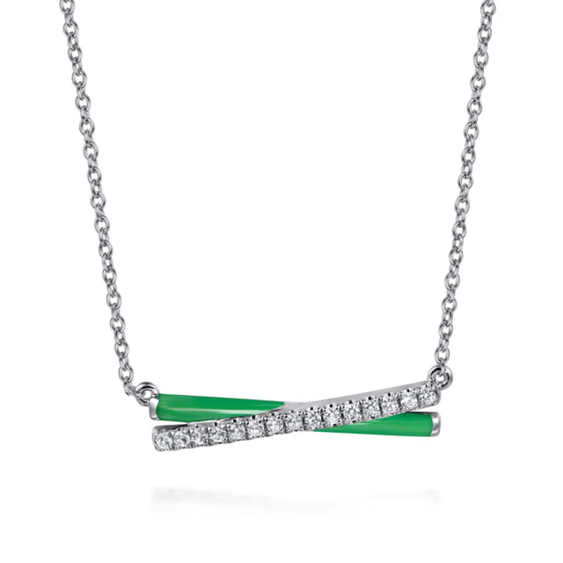 The Crossroads Bar (Chrome Red & Pave Moissanite Edition)