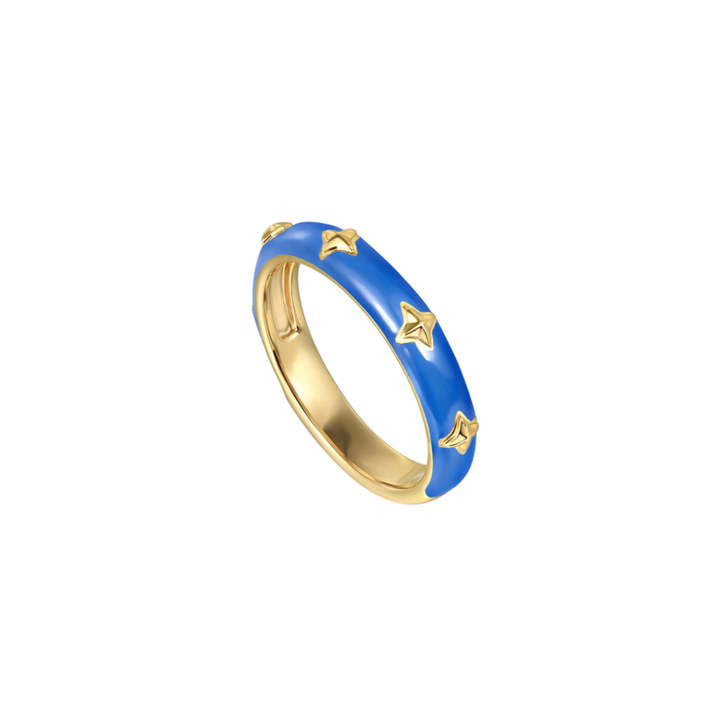 The Guiding Star Band (Sky Blue & Yellow Gold Edition)