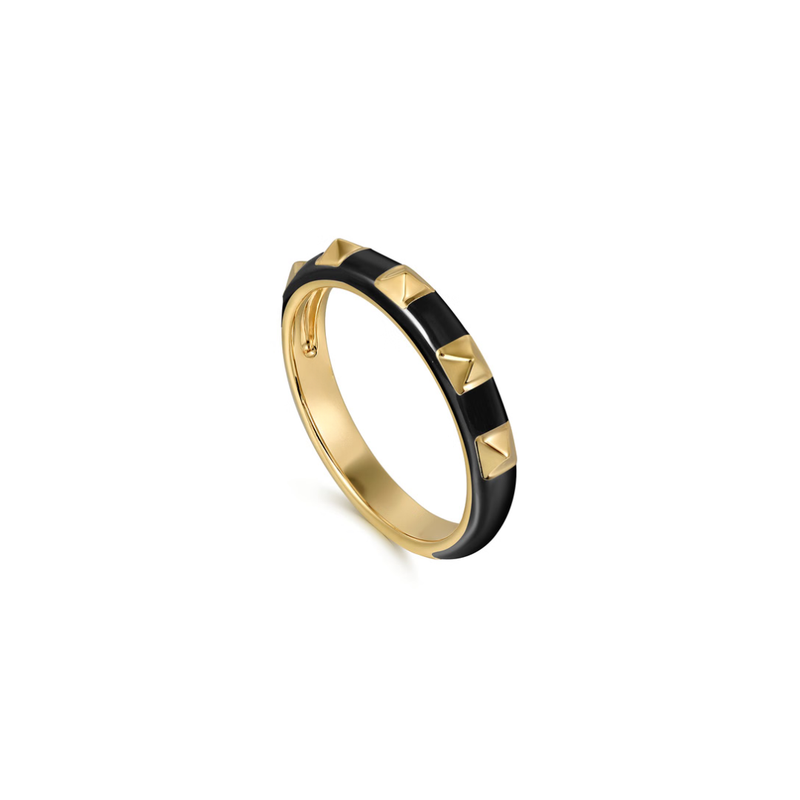 The Pyramid Edge Band (Black & Yellow Gold Edition)