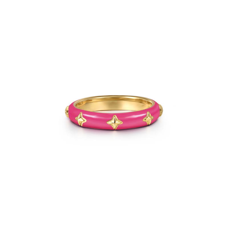The Guiding Star Band (Magenta Pink & Yellow Gold Edition)