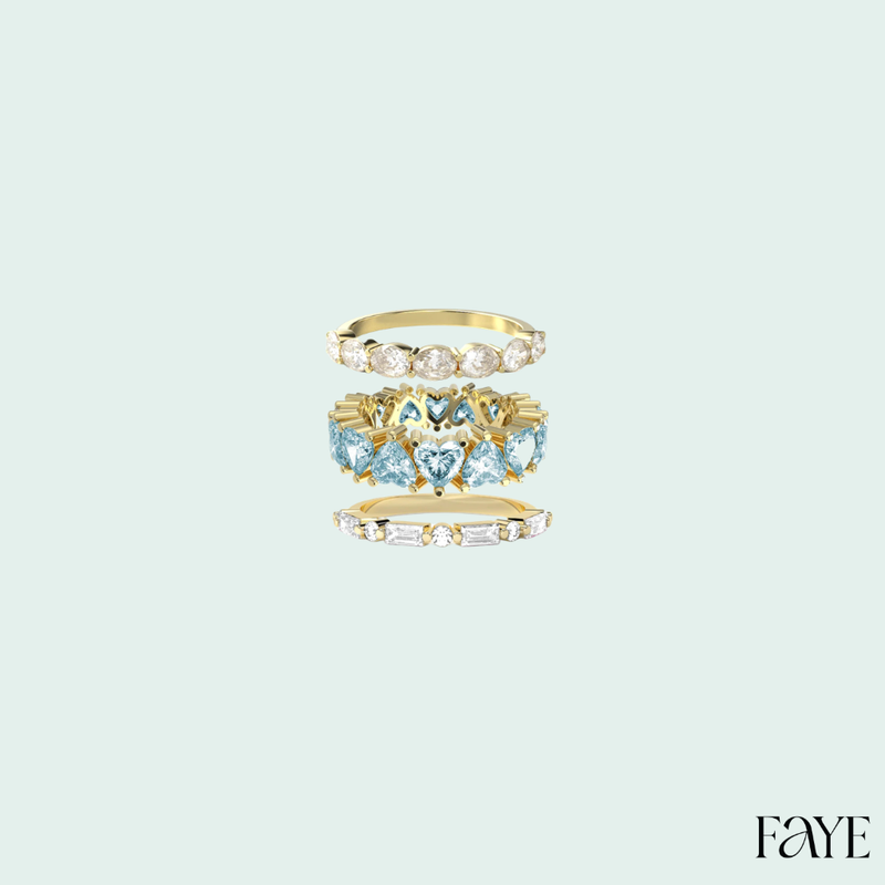 Eternal Trio Ring Set (Gold)