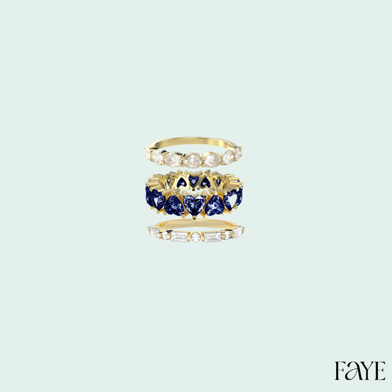 Eternal Trio Ring Set (Gold)