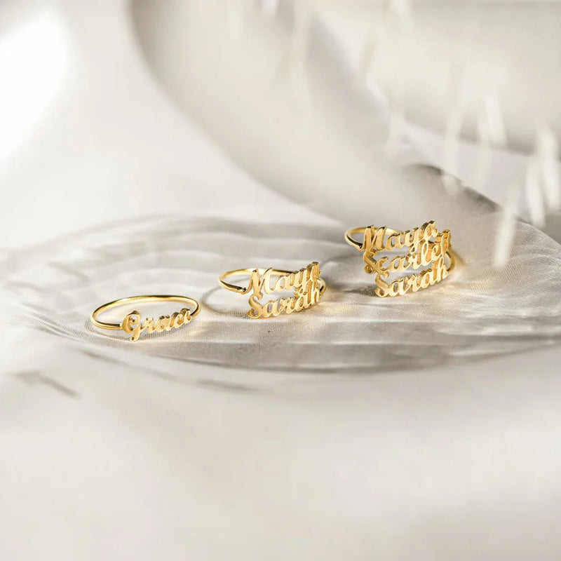 London Multiple Name Ring