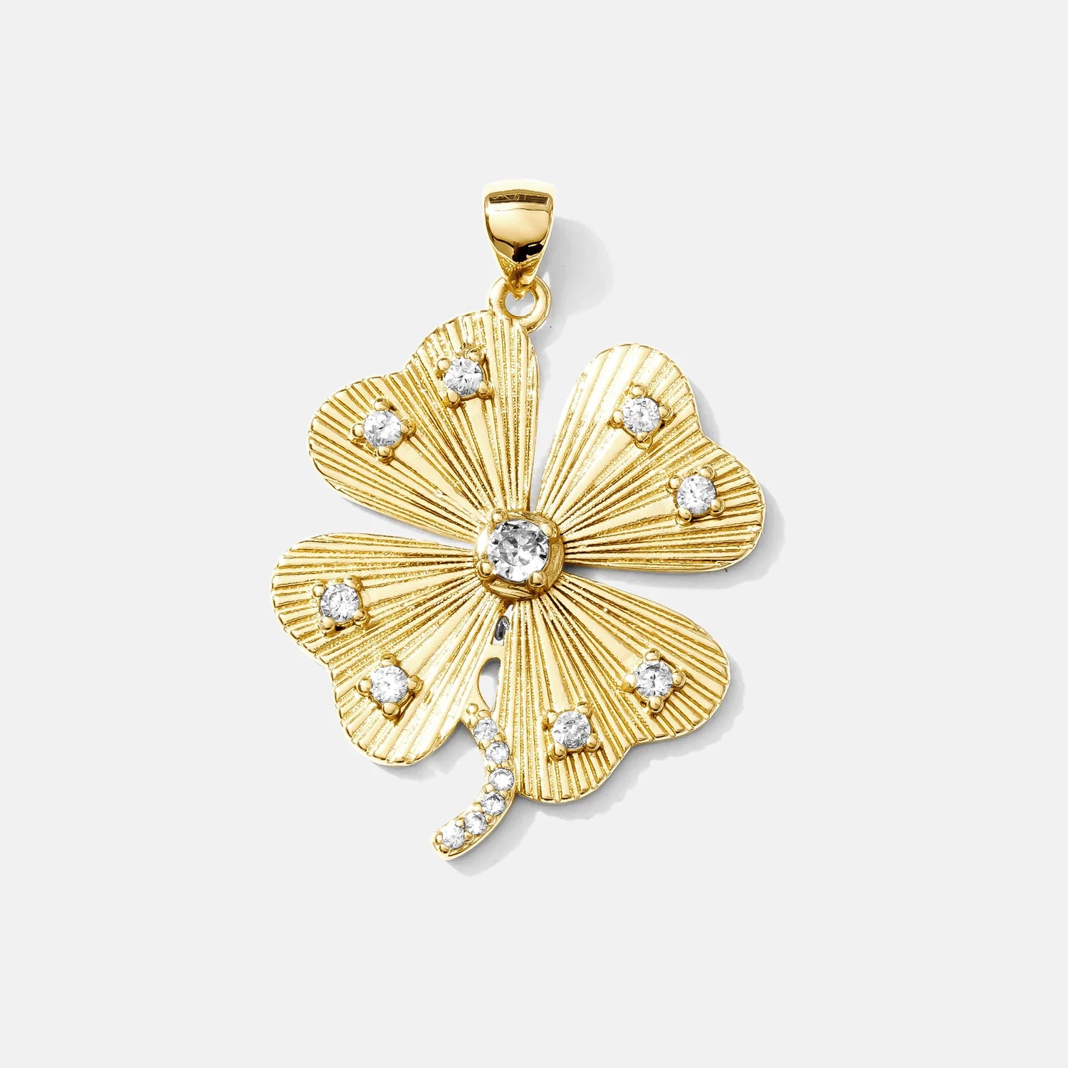 Cosmic Clover Pendant (gold)