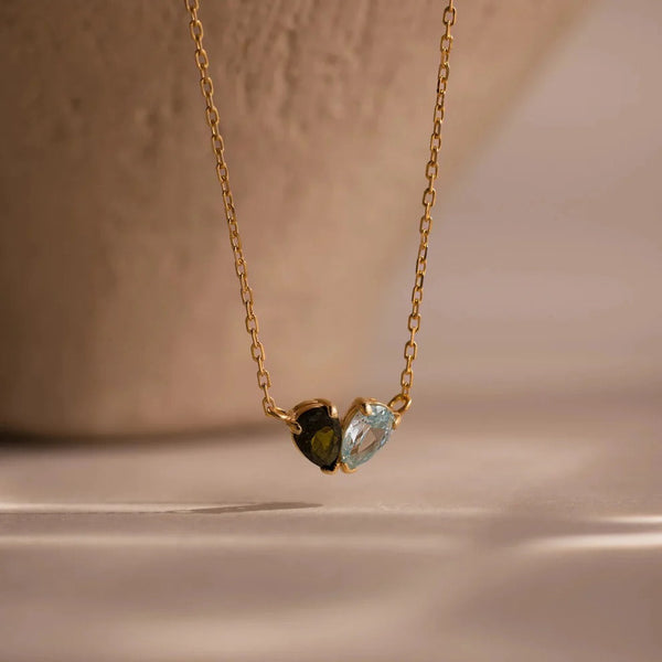 Eternal Duo Heart Necklace