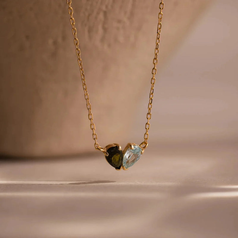 Eternal Duo Heart Necklace