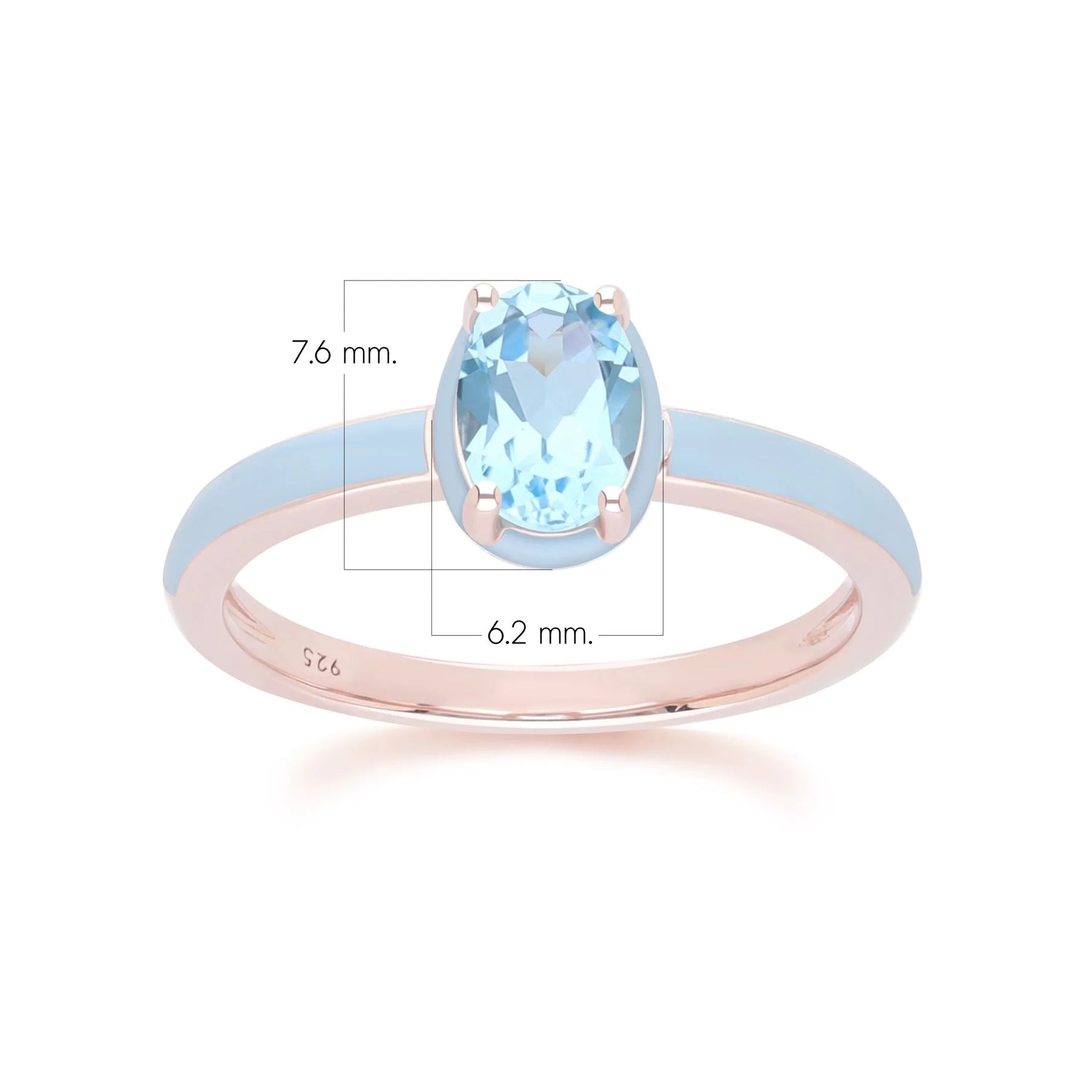 Chroma Aura Pear Ring (Mint Edition)