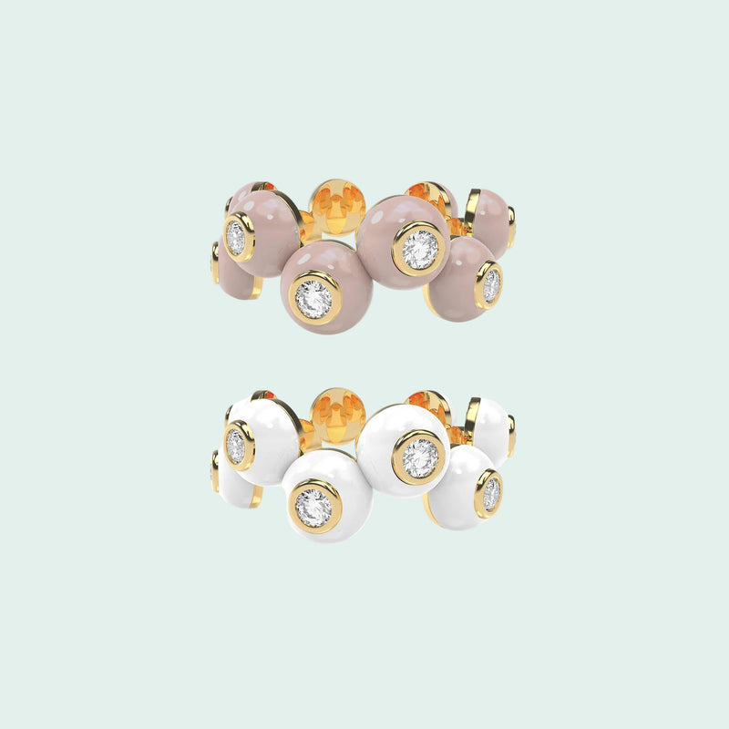 The Dopamine Overdose-Gold Ring set of 2