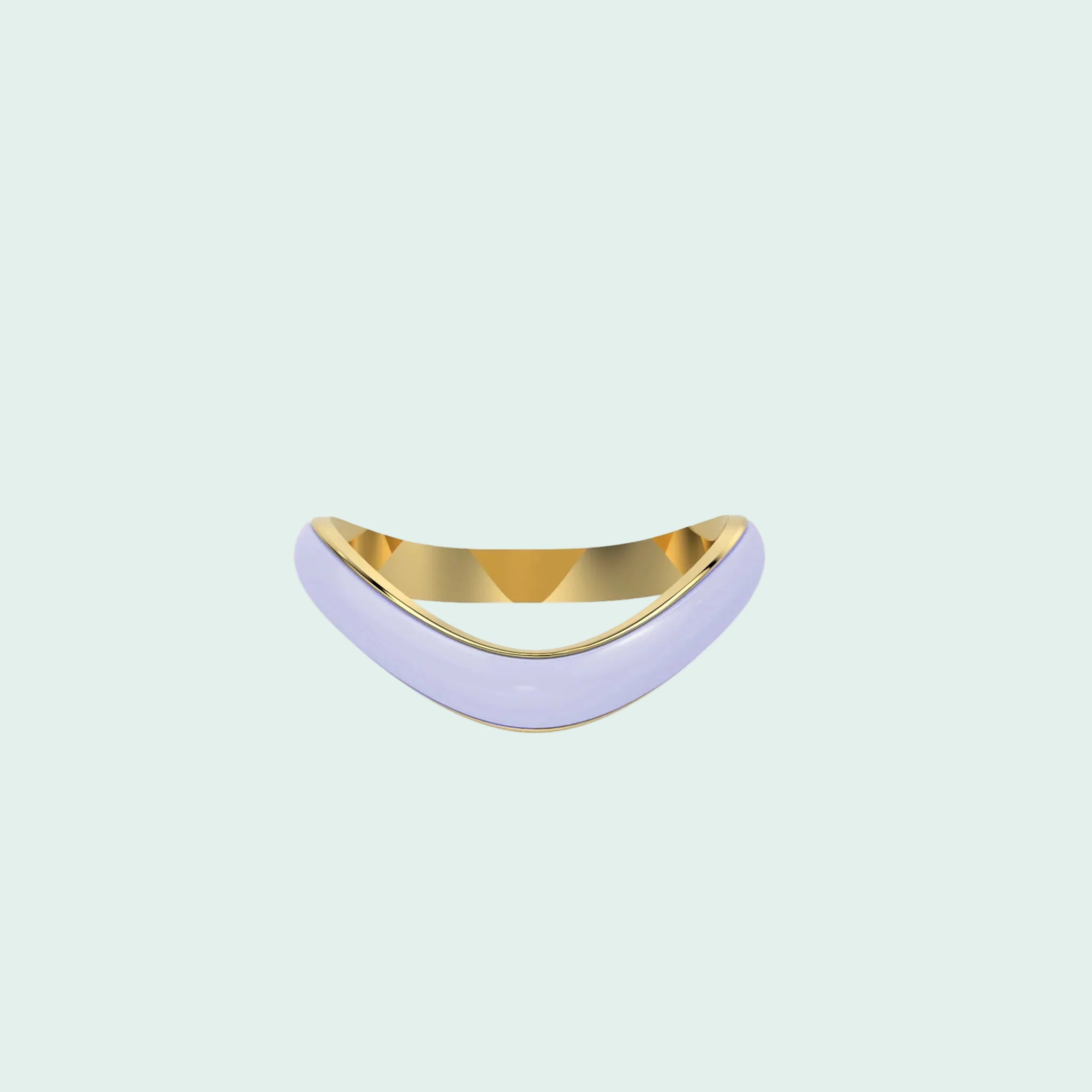 Liquid Tide Wave Ring