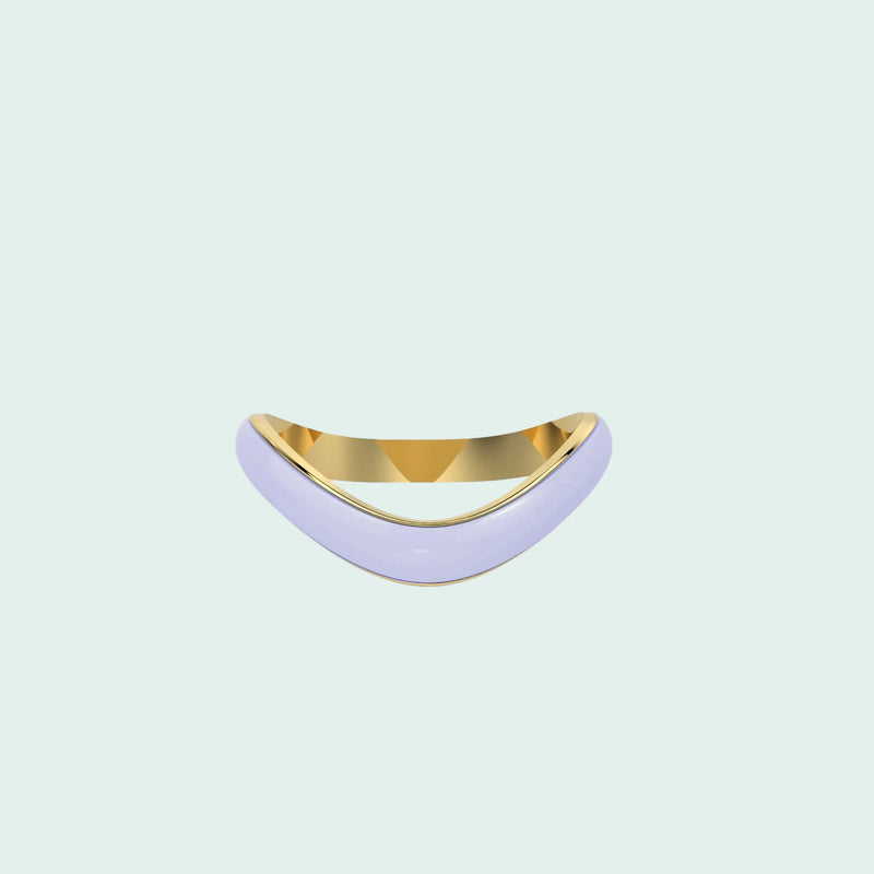 Liquid Tide Wave Ring