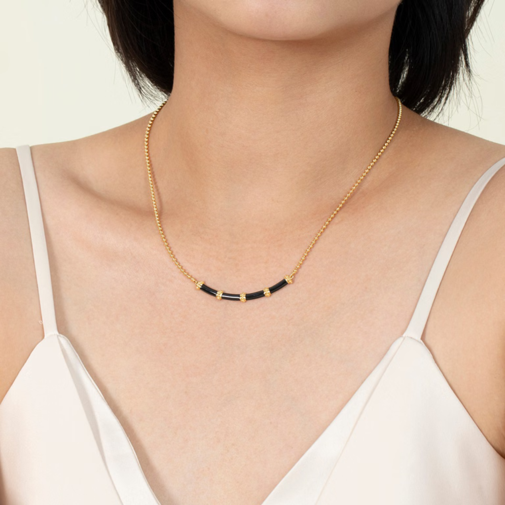 The Bamboo Node Smile (Fuchsia & Yellow Gold Edition)