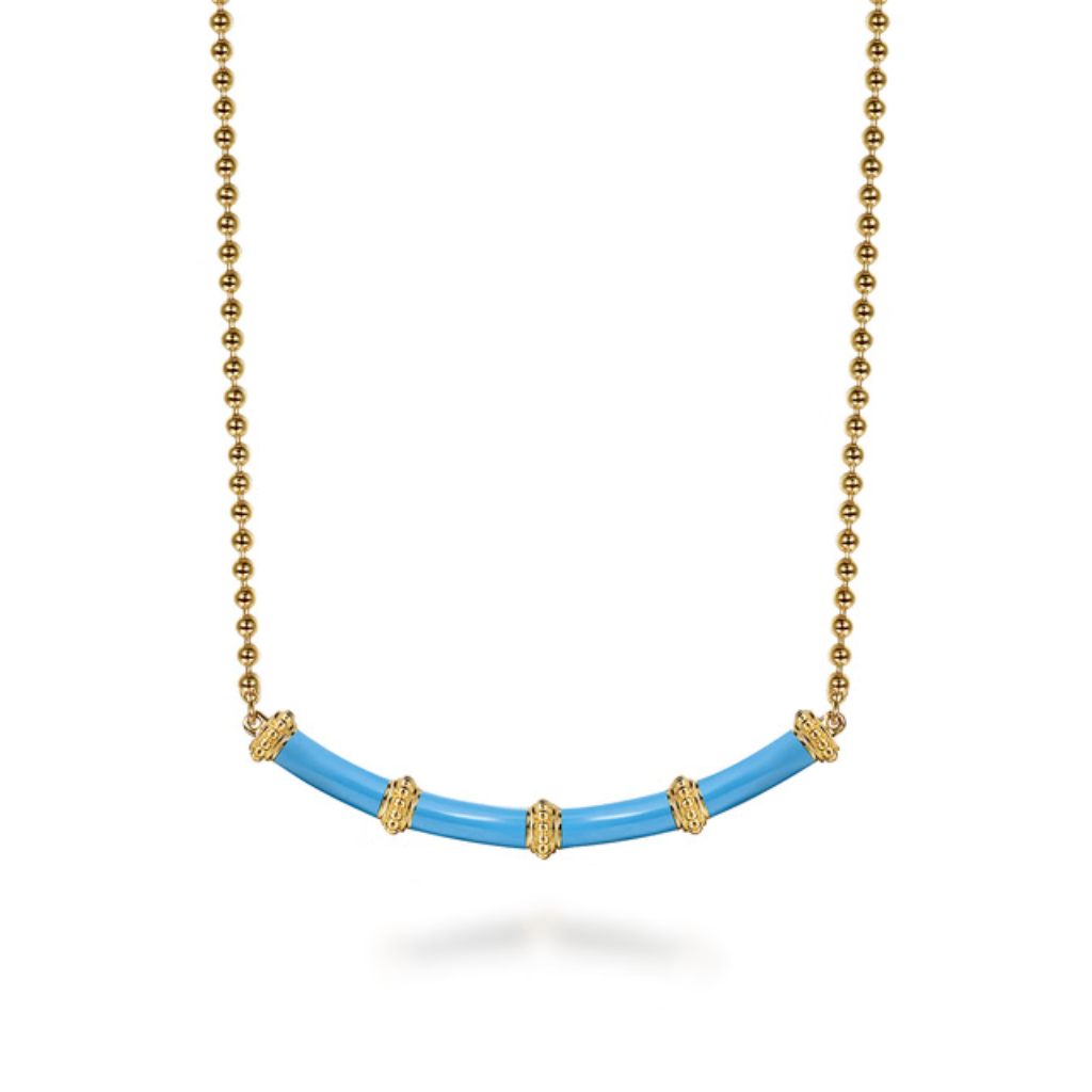 The Bamboo Node Smile (Fuchsia & Yellow Gold Edition)