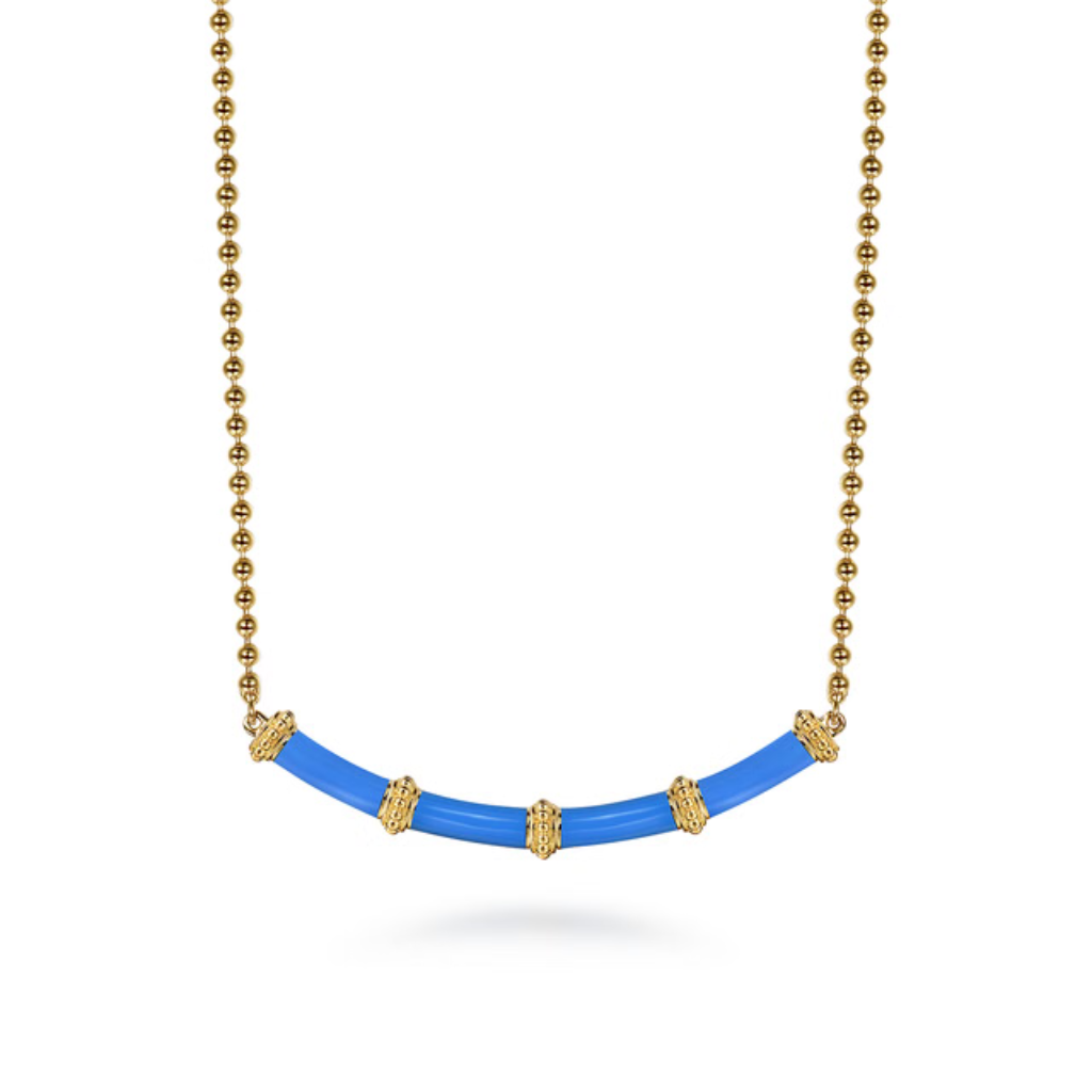 The Bamboo Node Smile (Fuchsia & Yellow Gold Edition)