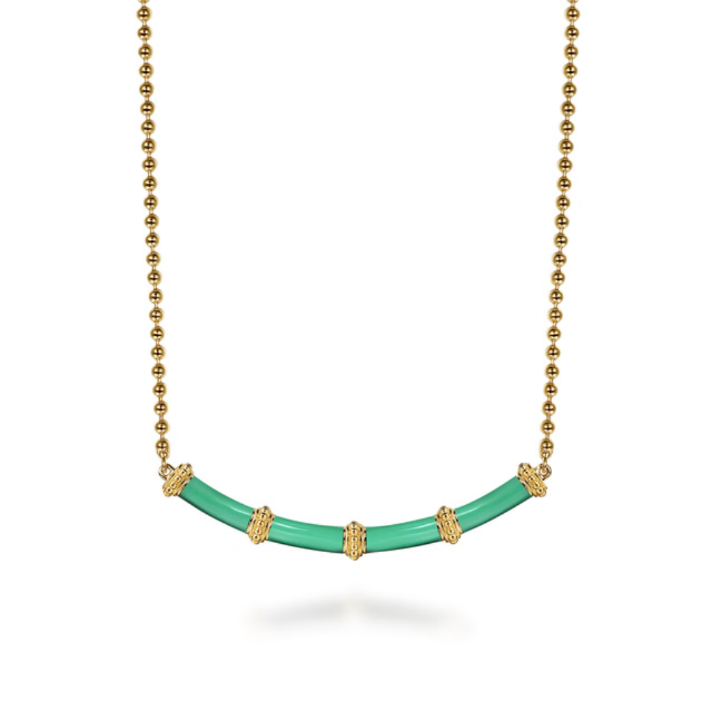 The Bamboo Node Smile (Fuchsia & Yellow Gold Edition)