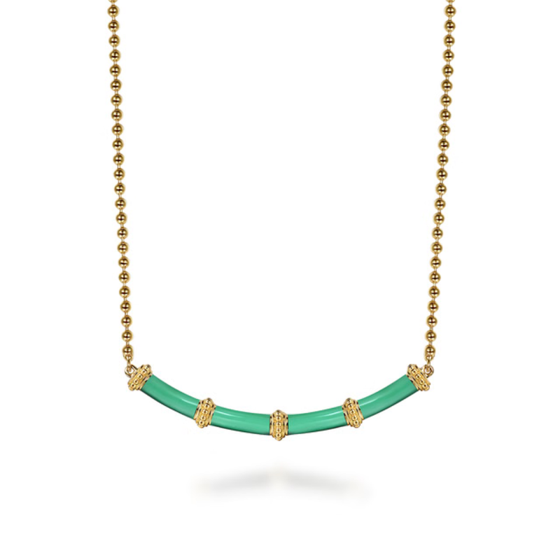 The Bamboo Node Smile (Fuchsia & Yellow Gold Edition)