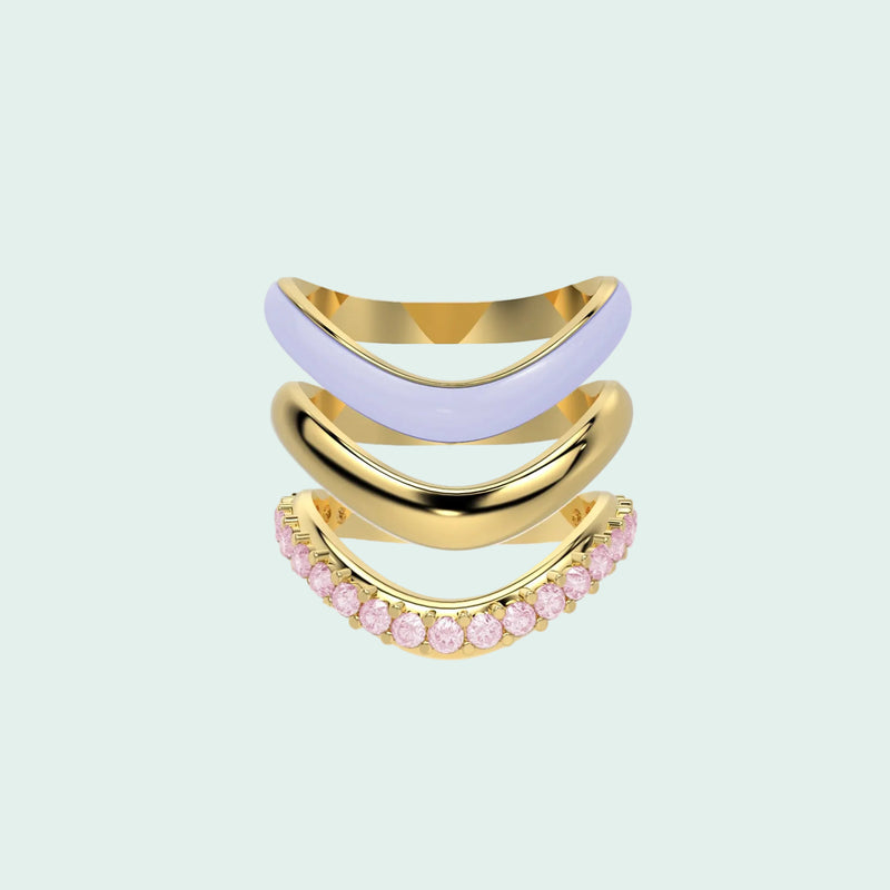 The Sugar Echo-Gold  (Set of 3)