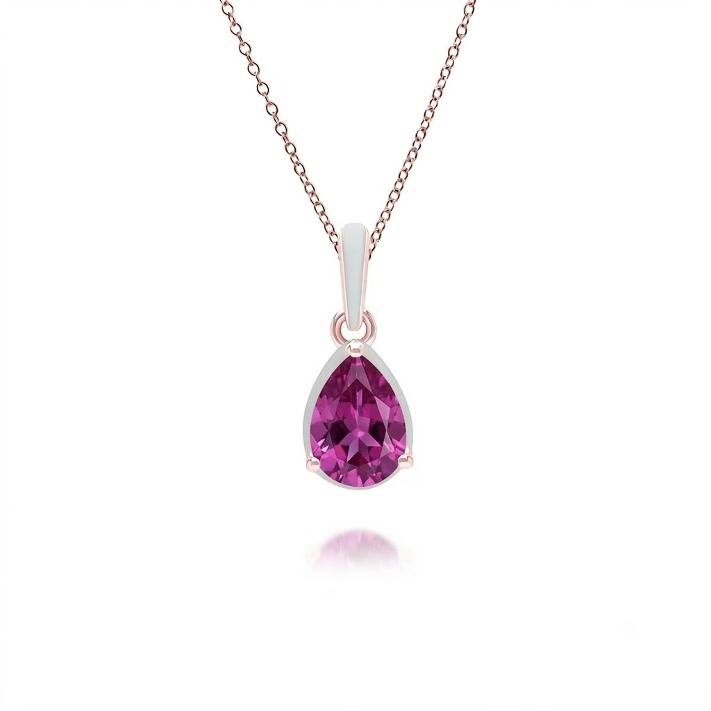 Lumina Oval-Cut Enamel Pendant Necklace (Mint Green & Silver Edition)