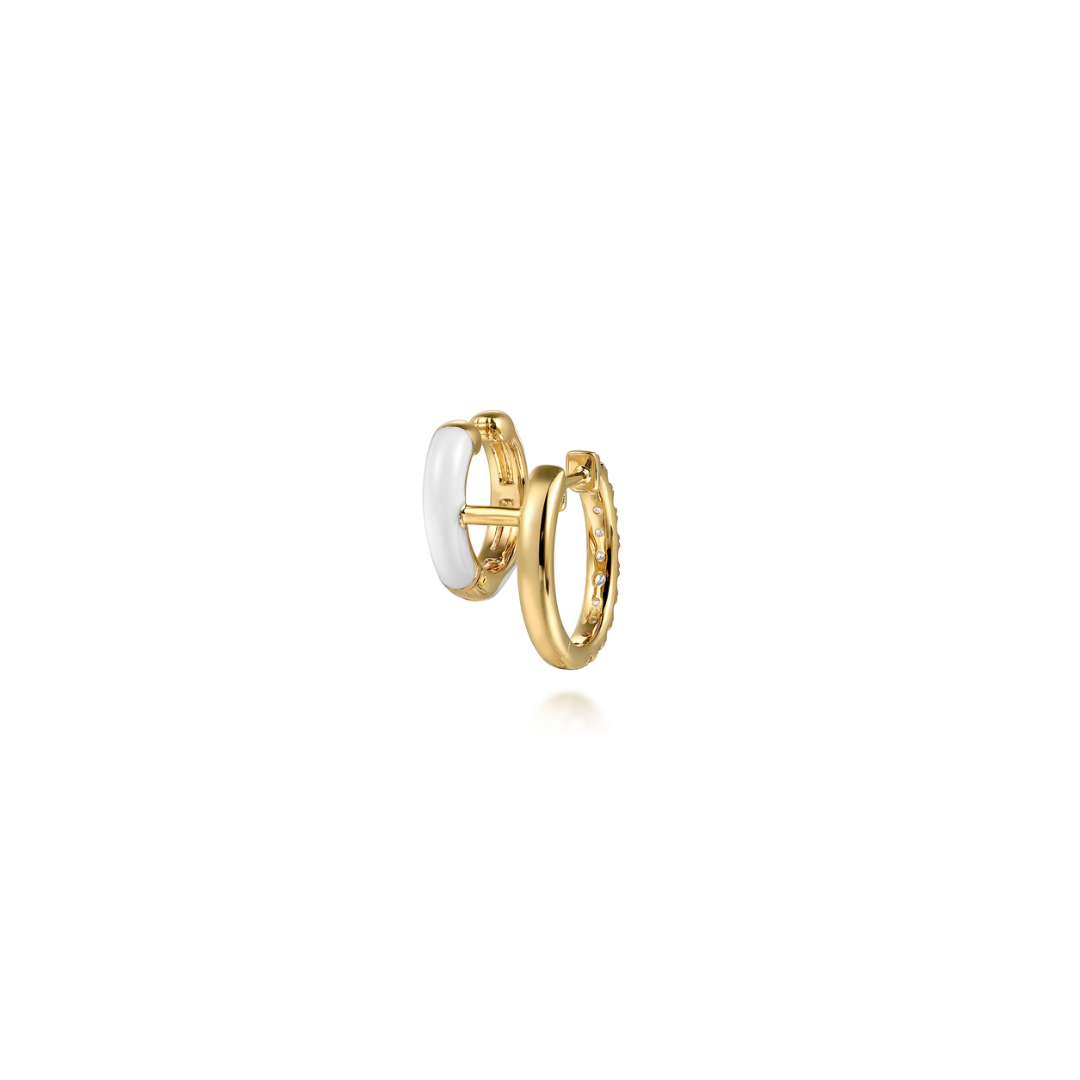The Duet Huggies (Chrome Blue & Yellow Gold Edition)