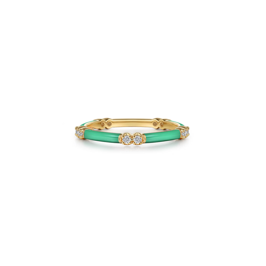 The Lucky Bamboo Ring (Millennial Pink & Yellow Gold Edition)