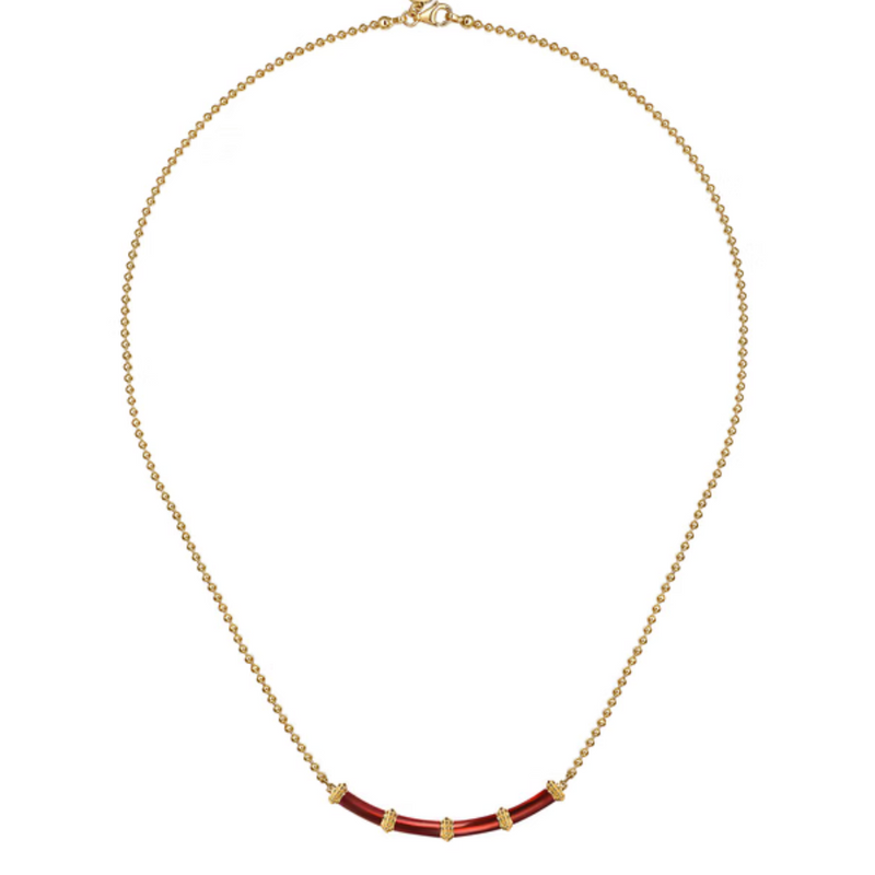 The Bamboo Node Smile (Fuchsia & Yellow Gold Edition)