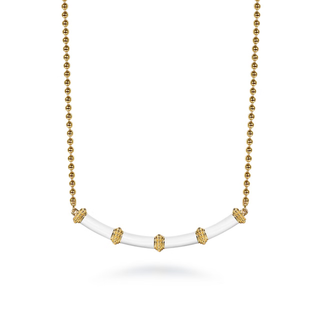The Bamboo Node Smile (Fuchsia & Yellow Gold Edition)