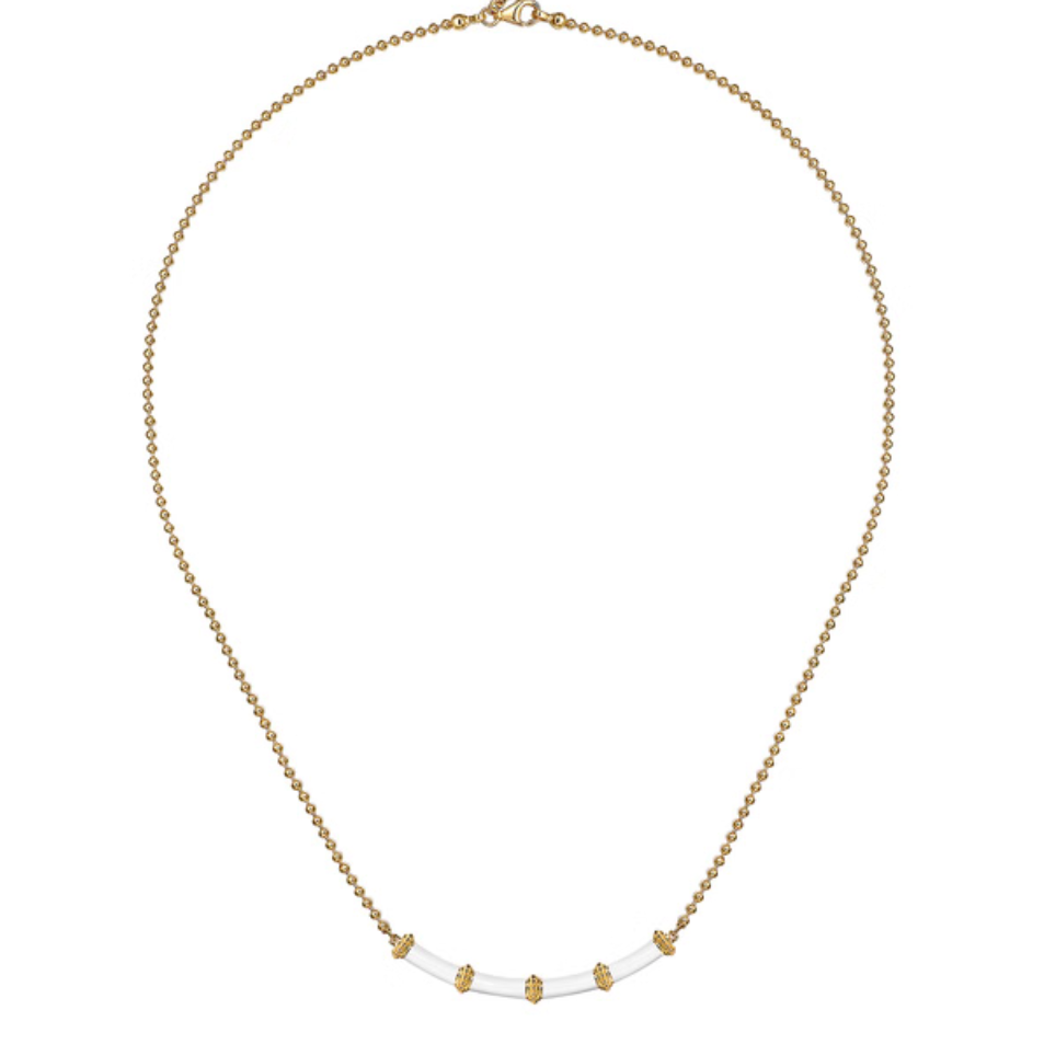 The Bamboo Node Smile (Fuchsia & Yellow Gold Edition)