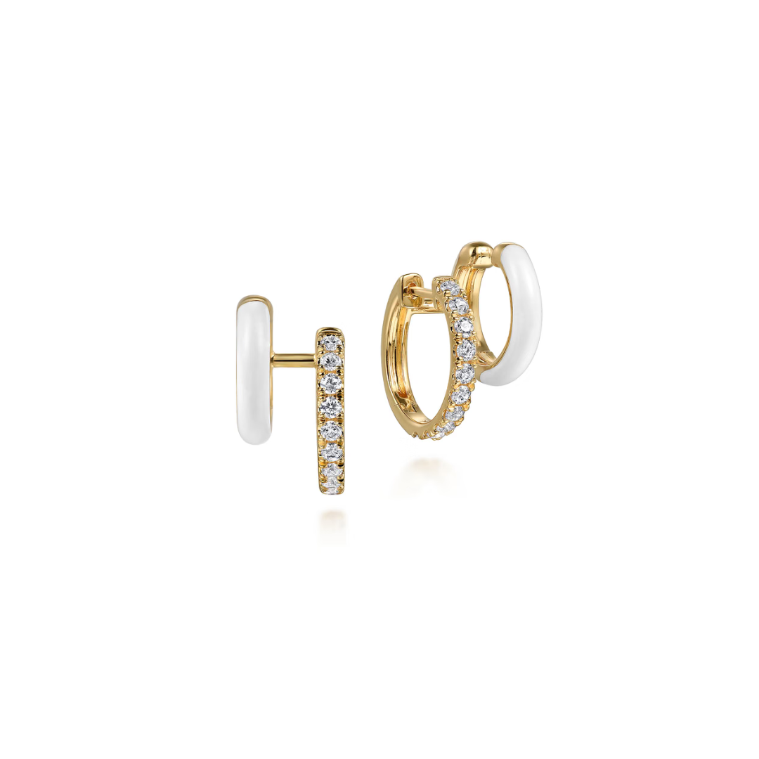 The Duet Huggies (Chrome Blue & Yellow Gold Edition)