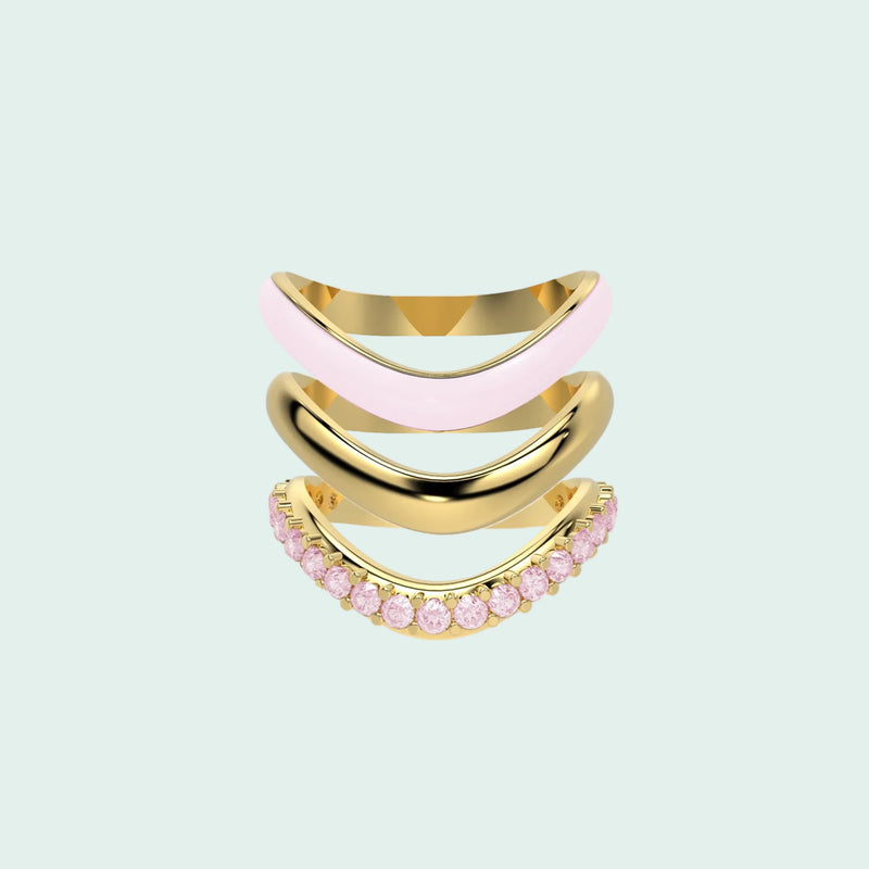 The Sugar Echo-Gold Ring Trio