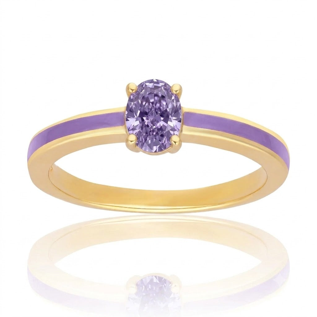 Chroma Aura Pear Ring (Mint Edition)