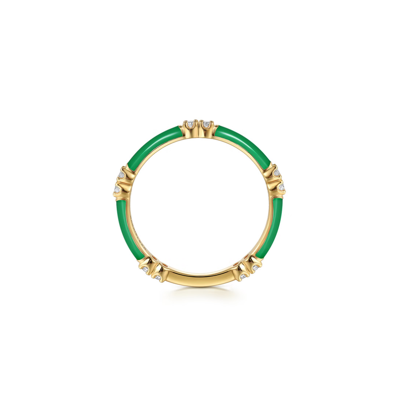 The Lucky Bamboo Ring (Millennial Pink & Yellow Gold Edition)