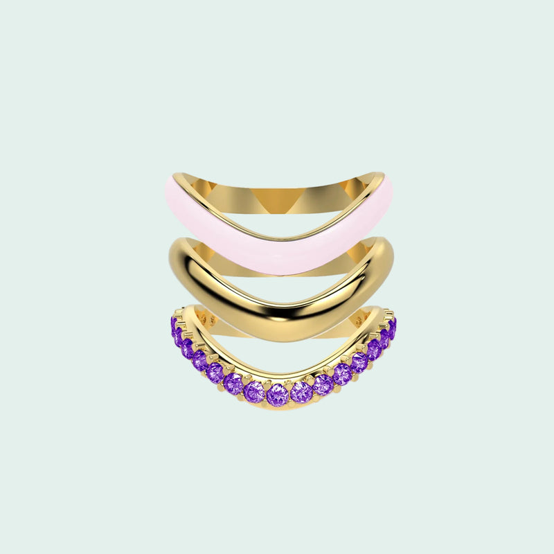 The Sugar Echo-Gold  (Set of 3)