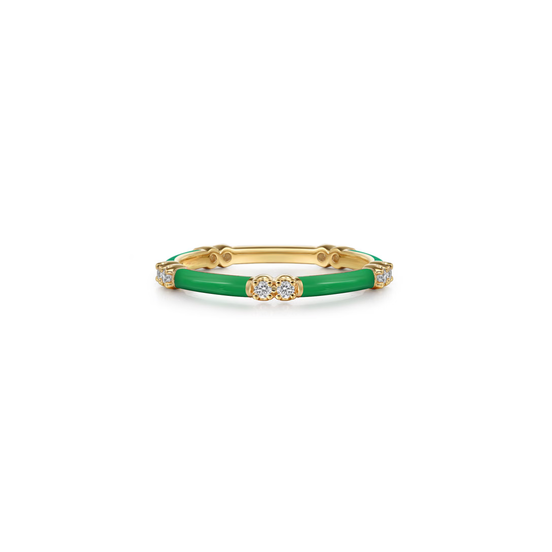 The Lucky Bamboo Ring (Millennial Pink & Yellow Gold Edition)