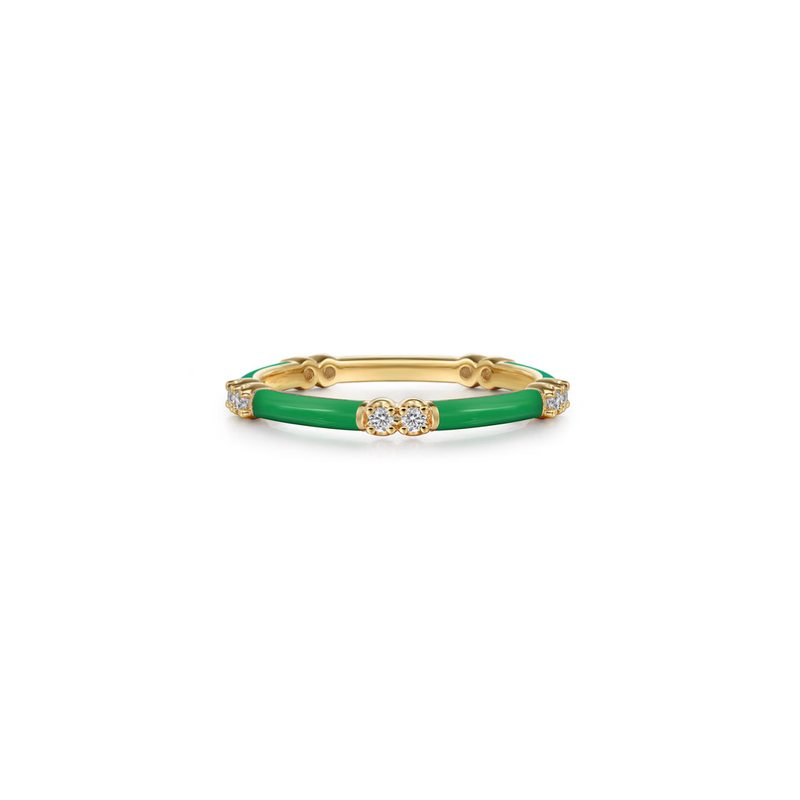 The Lucky Bamboo Ring (Millennial Pink & Yellow Gold Edition)