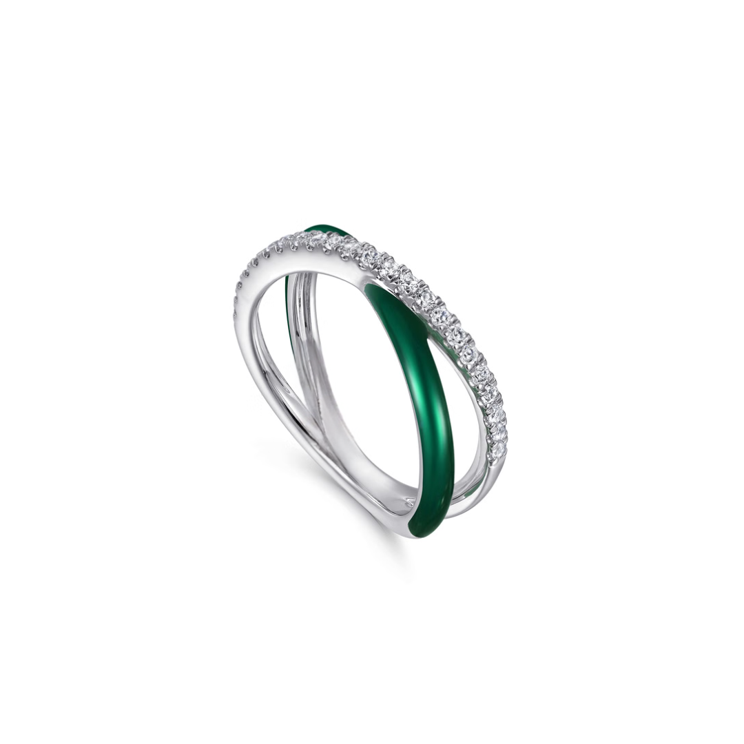 The Crossroads Ring (Chrome Red & Rhodium Edition)