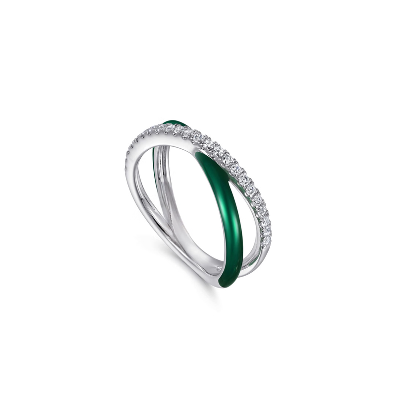 The Crossroads Ring (Chrome Red & Rhodium Edition)