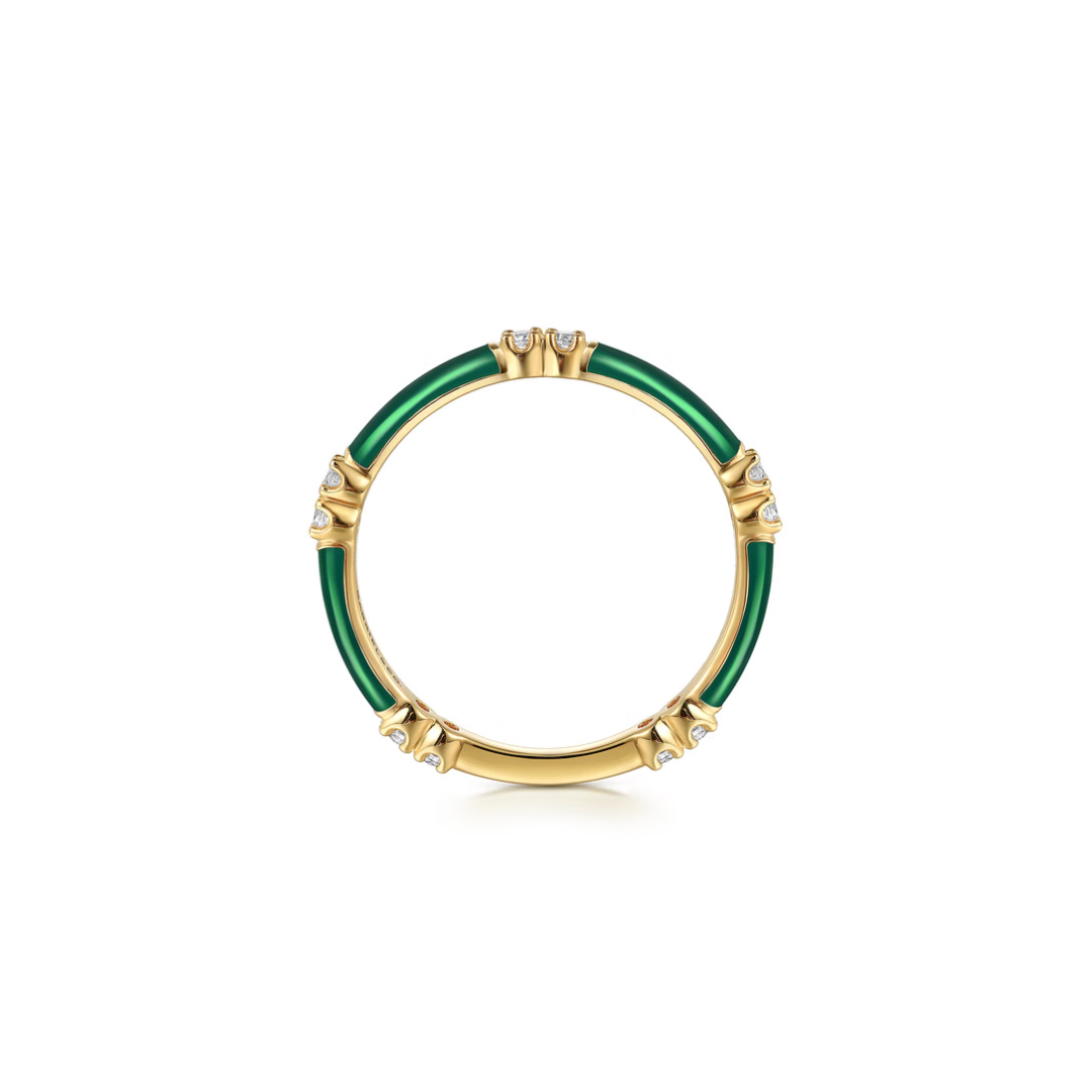 The Lucky Bamboo Ring (Millennial Pink & Yellow Gold Edition)