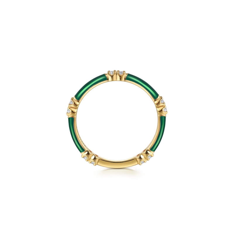 The Lucky Bamboo Ring (Millennial Pink & Yellow Gold Edition)