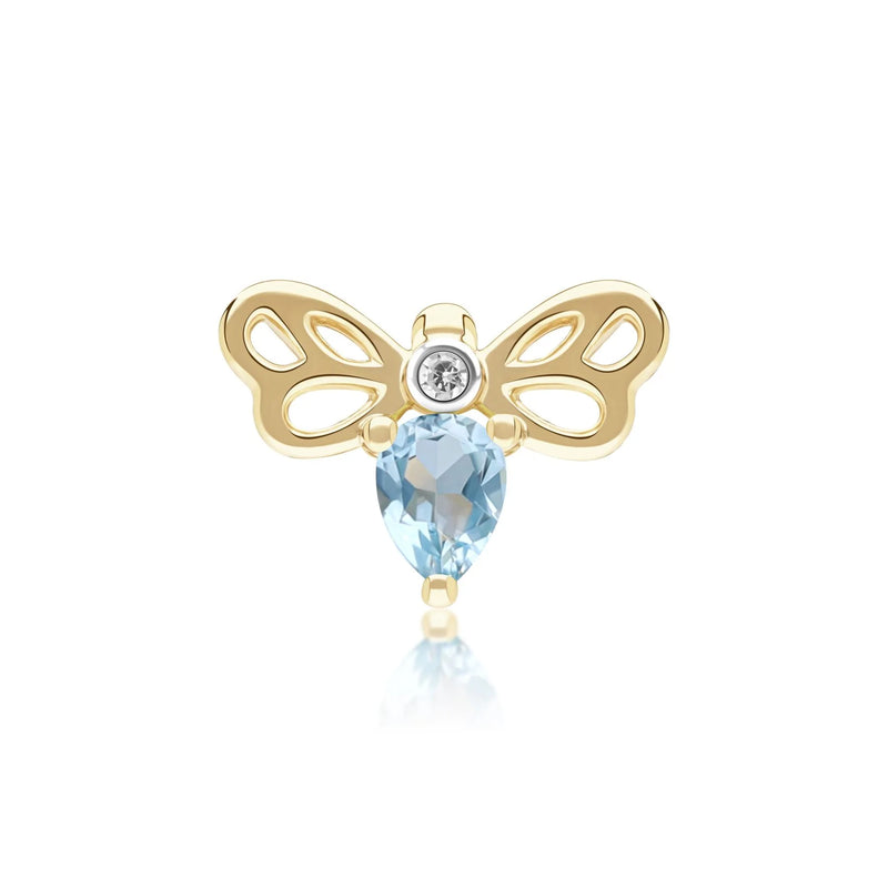 Lumina Butterfly Stud (Olive Edition)
