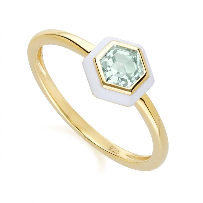 Aura Hexagon Ring (Lavender Edition)