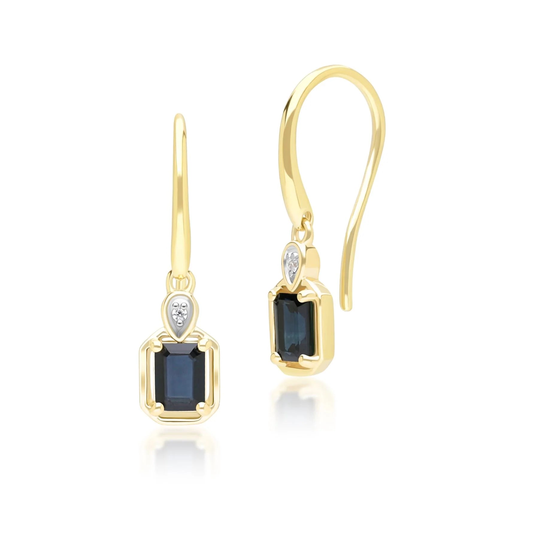 Lumina Emerald-Cut Earrings (Emerald Edition)