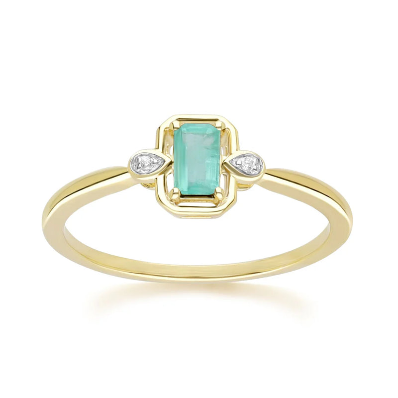 Lumina Emerald-Cut Ring (Emerald Edition)