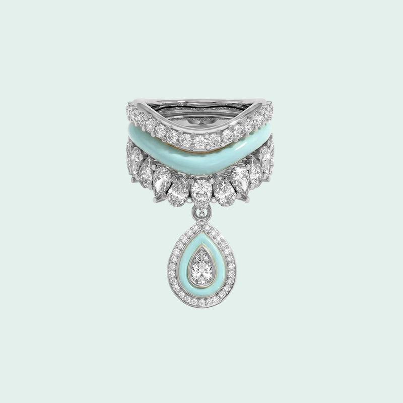 Varna-Volt Stacking Set (silver)