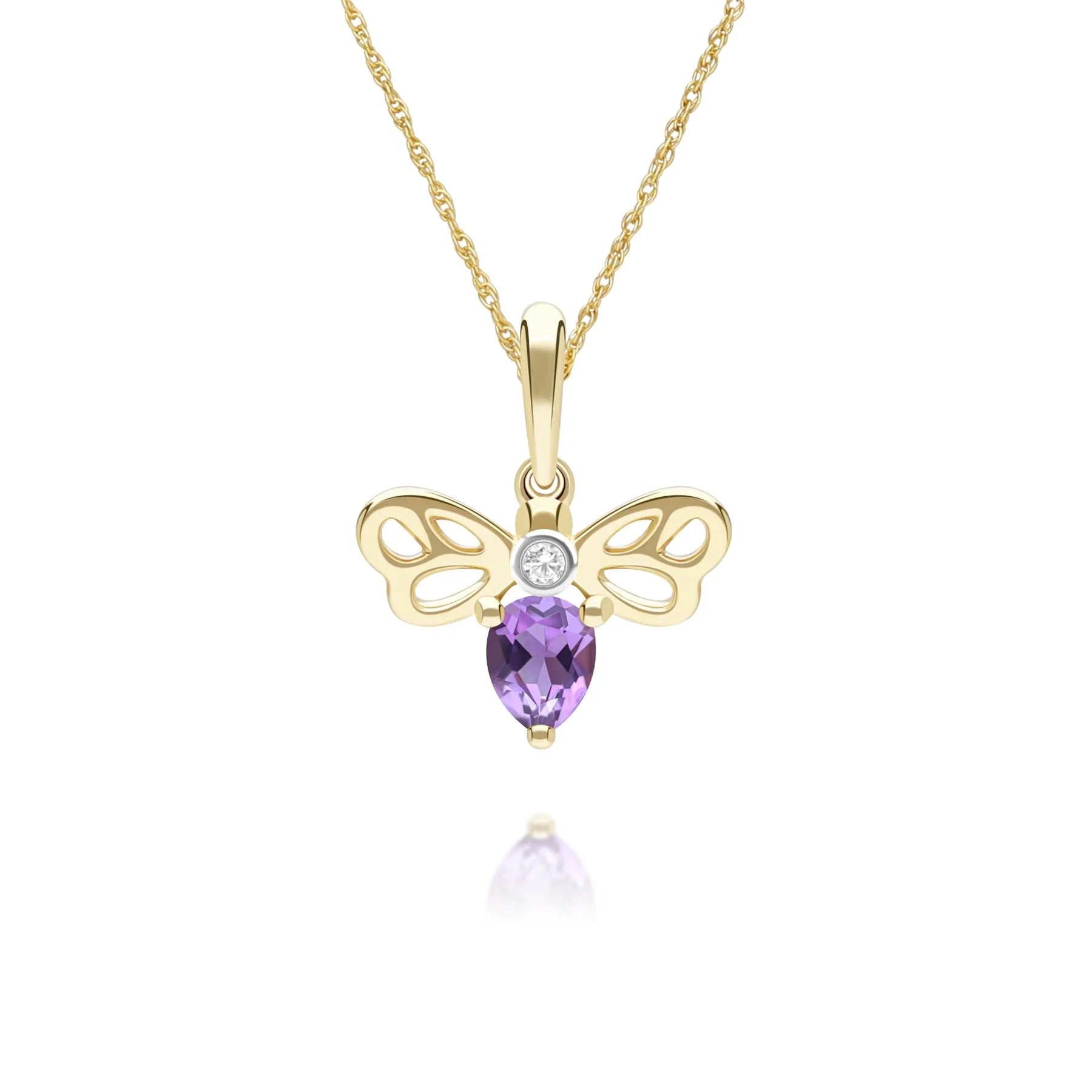 Lumina Butterfly Pendant (Garnet Edition)