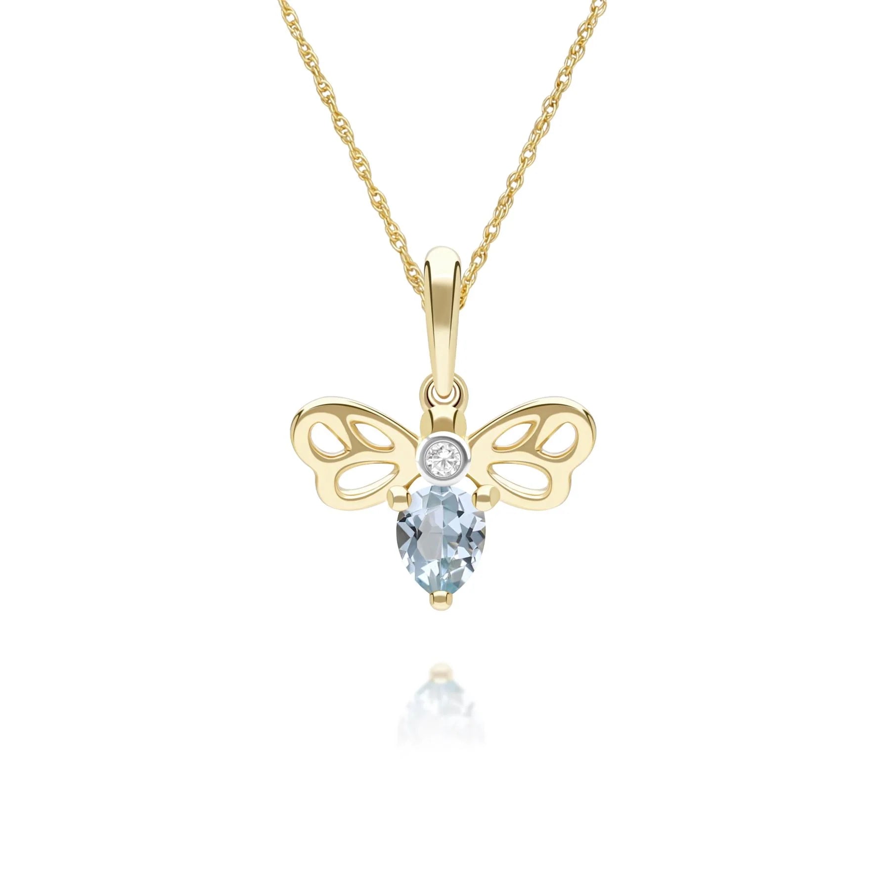 Lumina Butterfly Pendant (Garnet Edition)