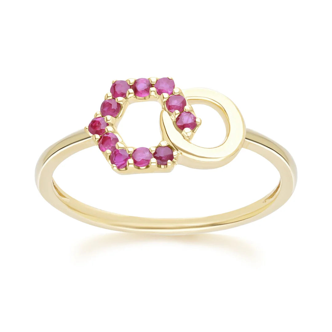 Apex Interlock Ring (Sapphire Edition)