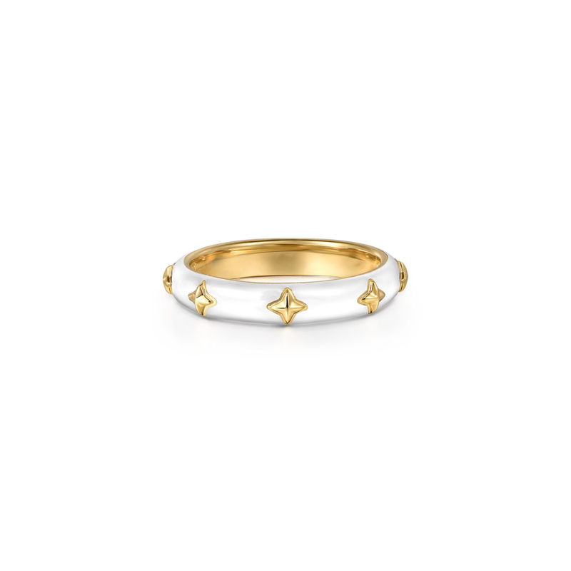 The Guiding Star Band (Crimson Red & Yellow Gold Edition)