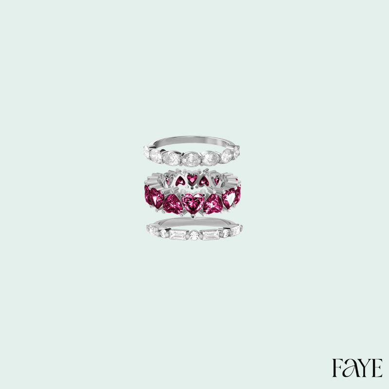 Eternal Trio Ring Set (SILVER)