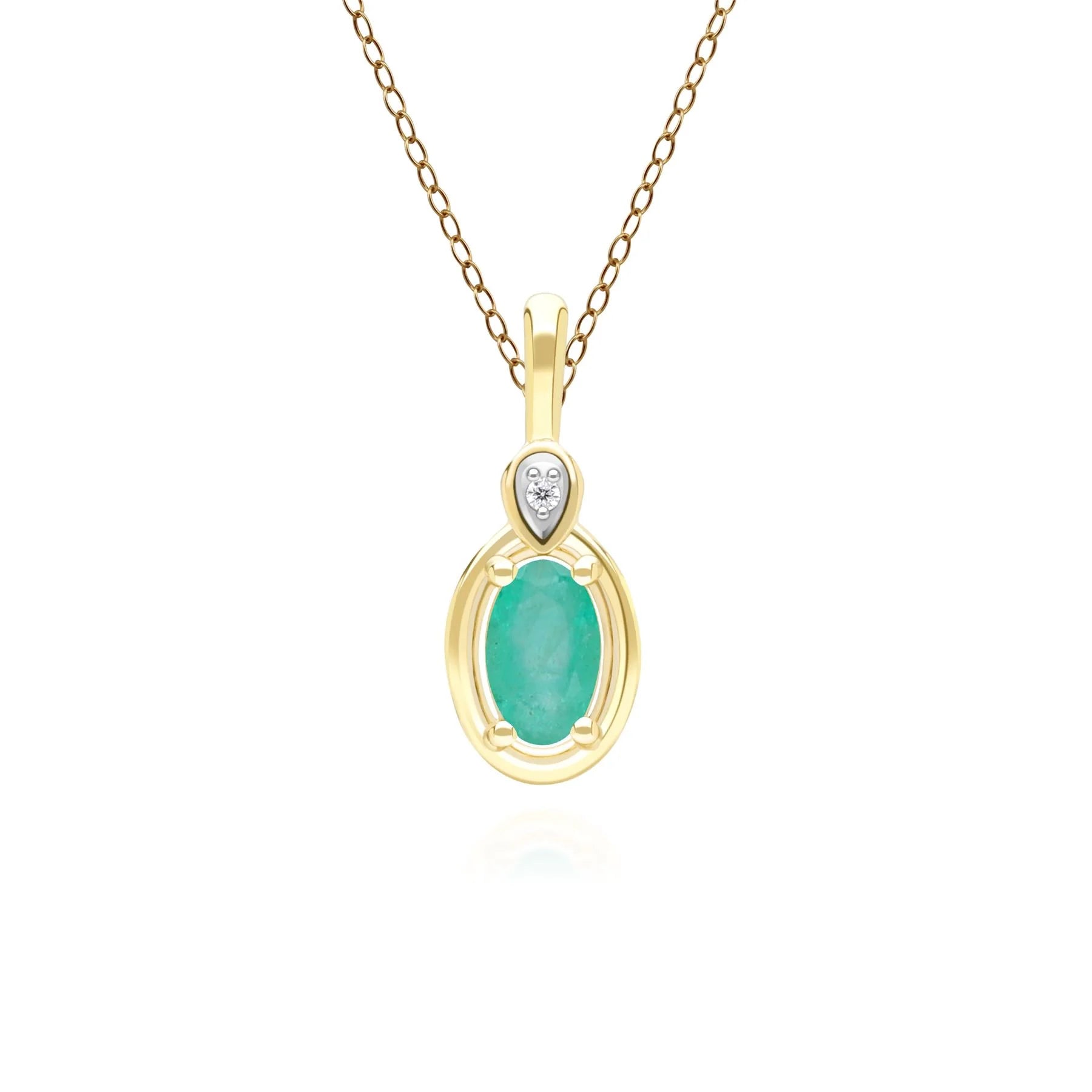 Lumina Emerald-Cut Pendant (Emerald Edition)