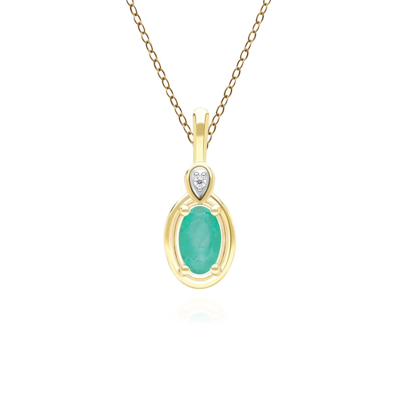 Lumina Emerald-Cut Pendant (Emerald Edition)