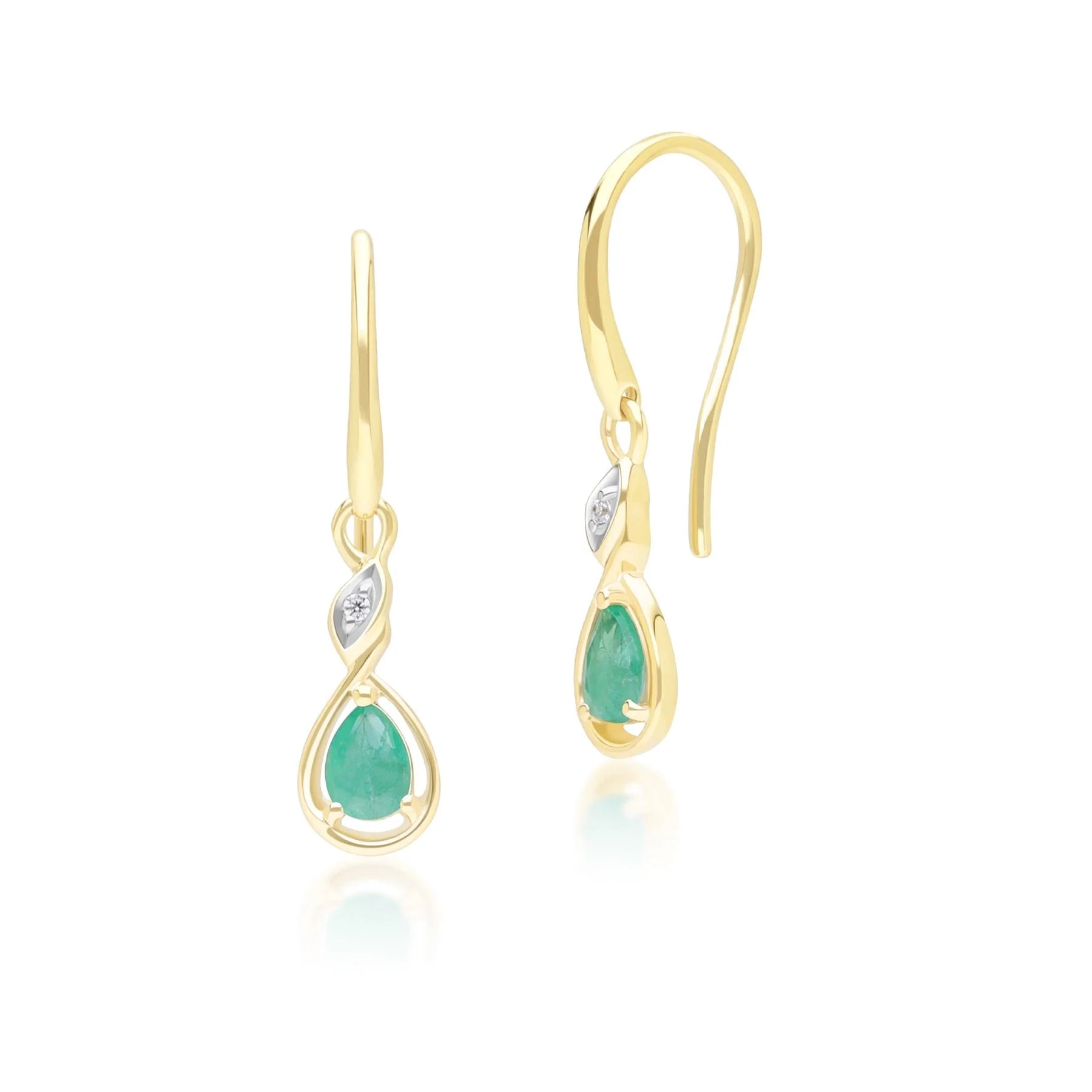 Lumina Emerald-Cut Earrings (Emerald Edition)